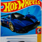 Hot Wheels 2023 - Collector # 072/250 - HW Trubo 01/05 - Pagani Zonda R - Dark Indigo - 'Staskin Racking' / '1' - IC