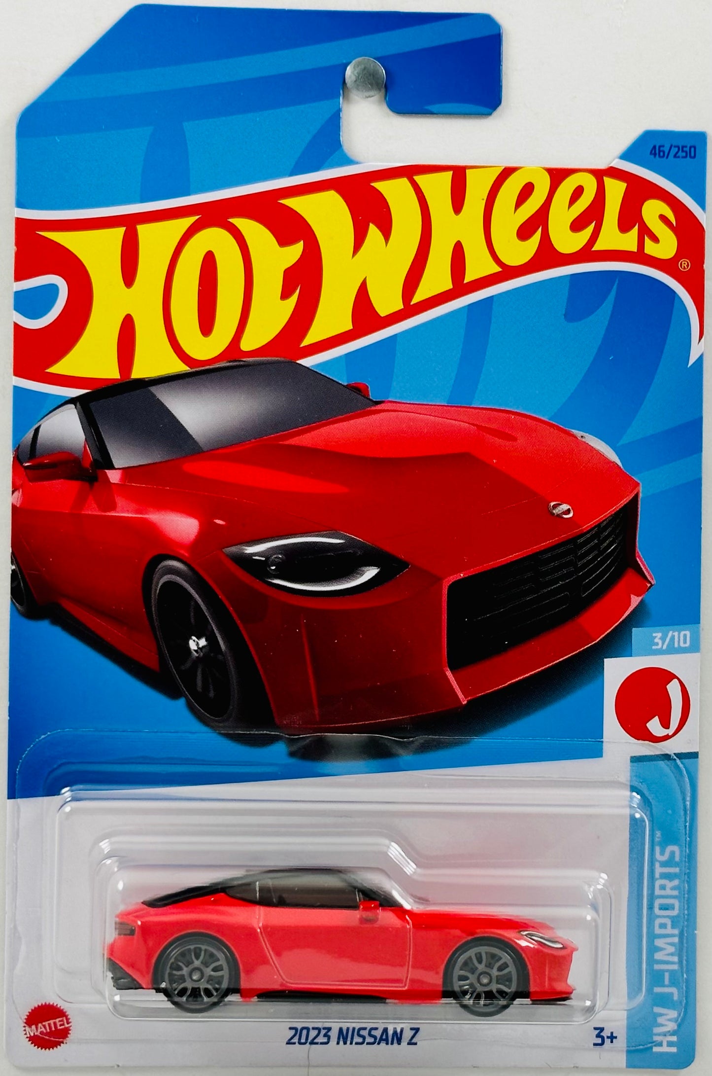 Hot Wheels 2023 - Collector # 046/250 - HW J-Imports 03/10 - 2023 Nissan Z - Red - J5 Wheels - IC