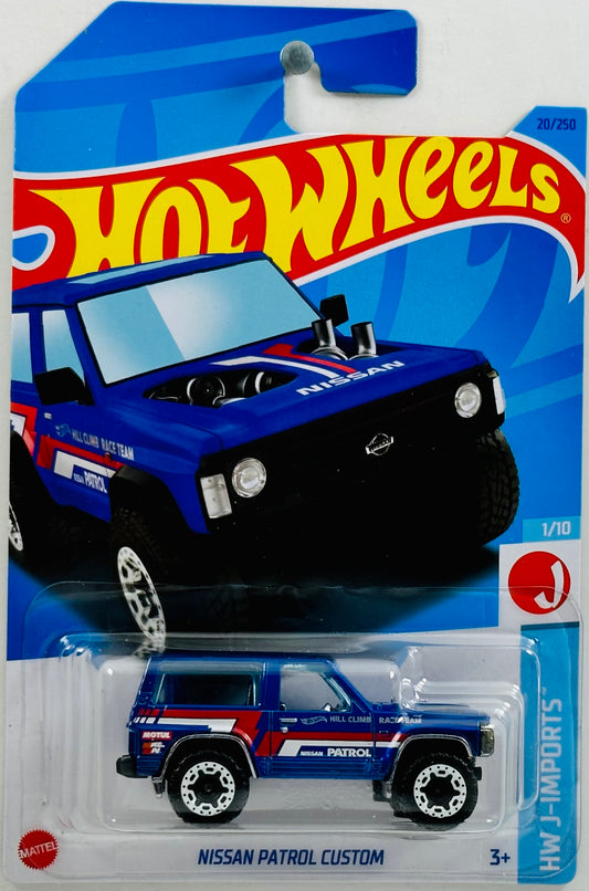 Hot Wheels 2023 - Collector # 020/250 - HW J-Imports 1/10 - Nissan Patrol Custom - Blue - IC