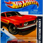 Hot Wheels 2012 - Collector # 118/247 - Muscle Mania - Ford 8/10 - '70 Ford Mustang MACH I - Red - USA