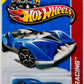 Hot Wheels 2013 - Collector # 112/250 - HW Racing: Thrill Racers - CUL8R - Satin Blue - USA