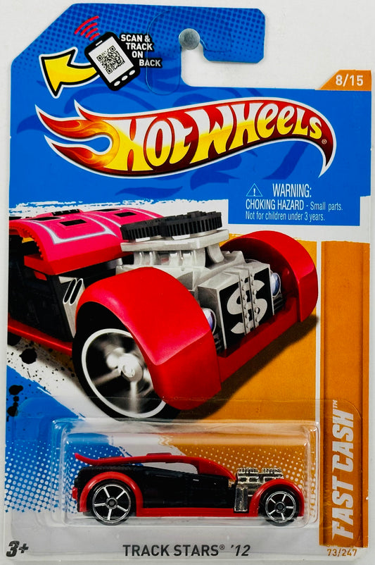 Hot Wheels 2012 - Collector # 073/247 - Track Stars 08/15 - Fast Cash - Red - USA