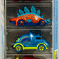 Hot Wheels 2023 - Gift Pack / 5-Pack - Street Beasts - Scorpedo, Motosaurus, HW Tricera-Truck, Turtoshell & Sharkruiser