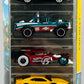 Hot Wheels 2023 - Gift Pack / 5-Pack - Car Meet - '13 Copo Camaro, Aristo Rat, Custom '18 Ford Mustang GT, Big-Air Bel-Air & Muscle and Blown