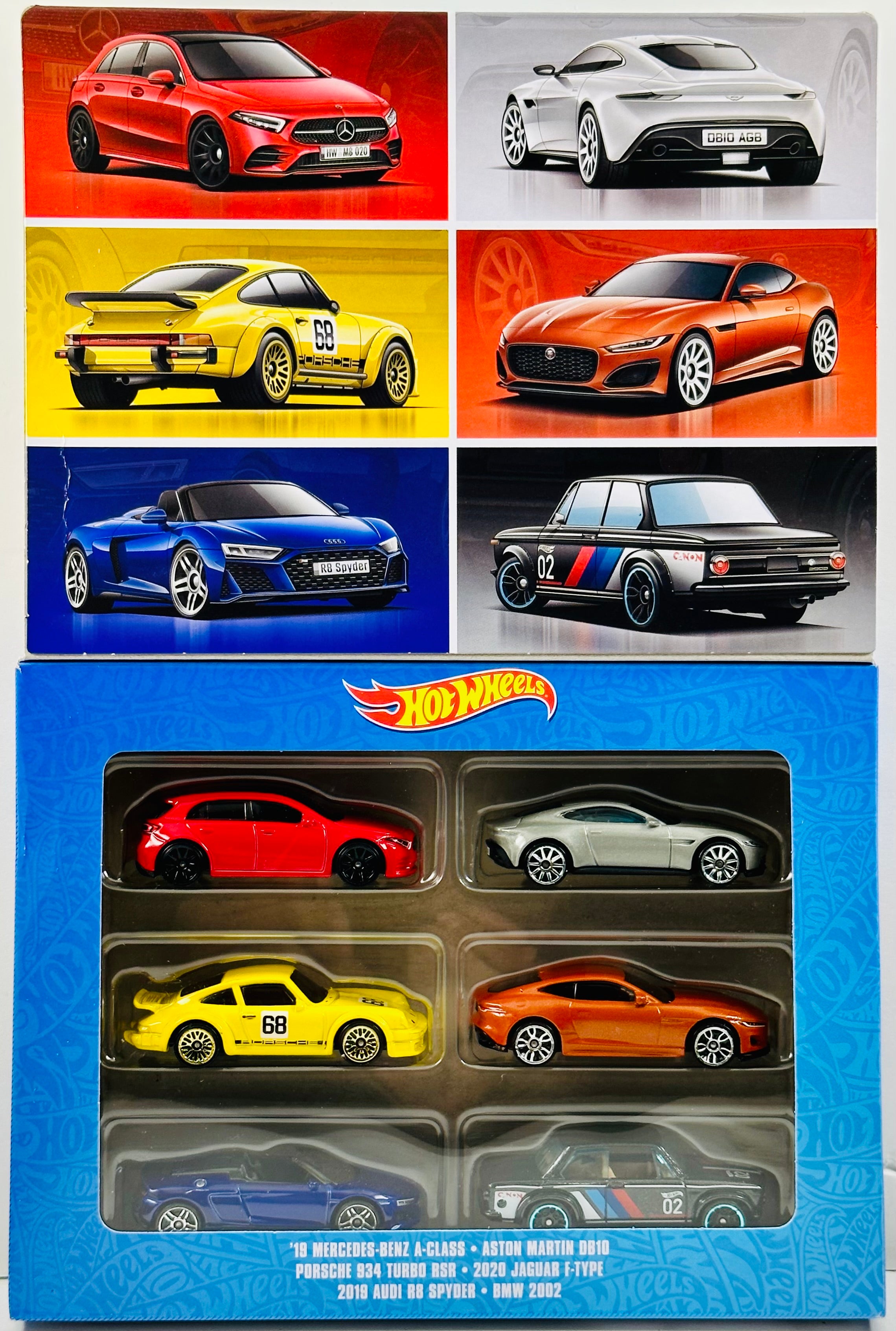 Hot Wheels 2023 - Euro 6 Pack Box Set - '19 Mercedes Benz A-Class, Ast –  KMJ Diecast II