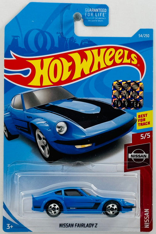 Hot Wheels 2019 - Collector # 054/250 - Nissan 05/05 - Nissan Fairlady Z - Blue - FSC