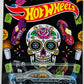 Hot Wheels 2023 - Halloween Series 04/05 - '71 Maverick Grabber - Matte Black - Día de Los Muertos (Day of the Dead) - Grocery Store Exclusive