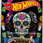 Hot Wheels 2023 - Halloween Series 01/05 - '33 Ford Lo Boy - Metalflake Olive Green - Día de Los Muertos (Day of the Dead) - Grocery Store Exclusive