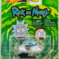 Hot Wheels 2023 - Premium / Replica Entertainment: Rick and Morty - Rick's Ship - Metallic Grey - Adult Swim - Metal/Metal