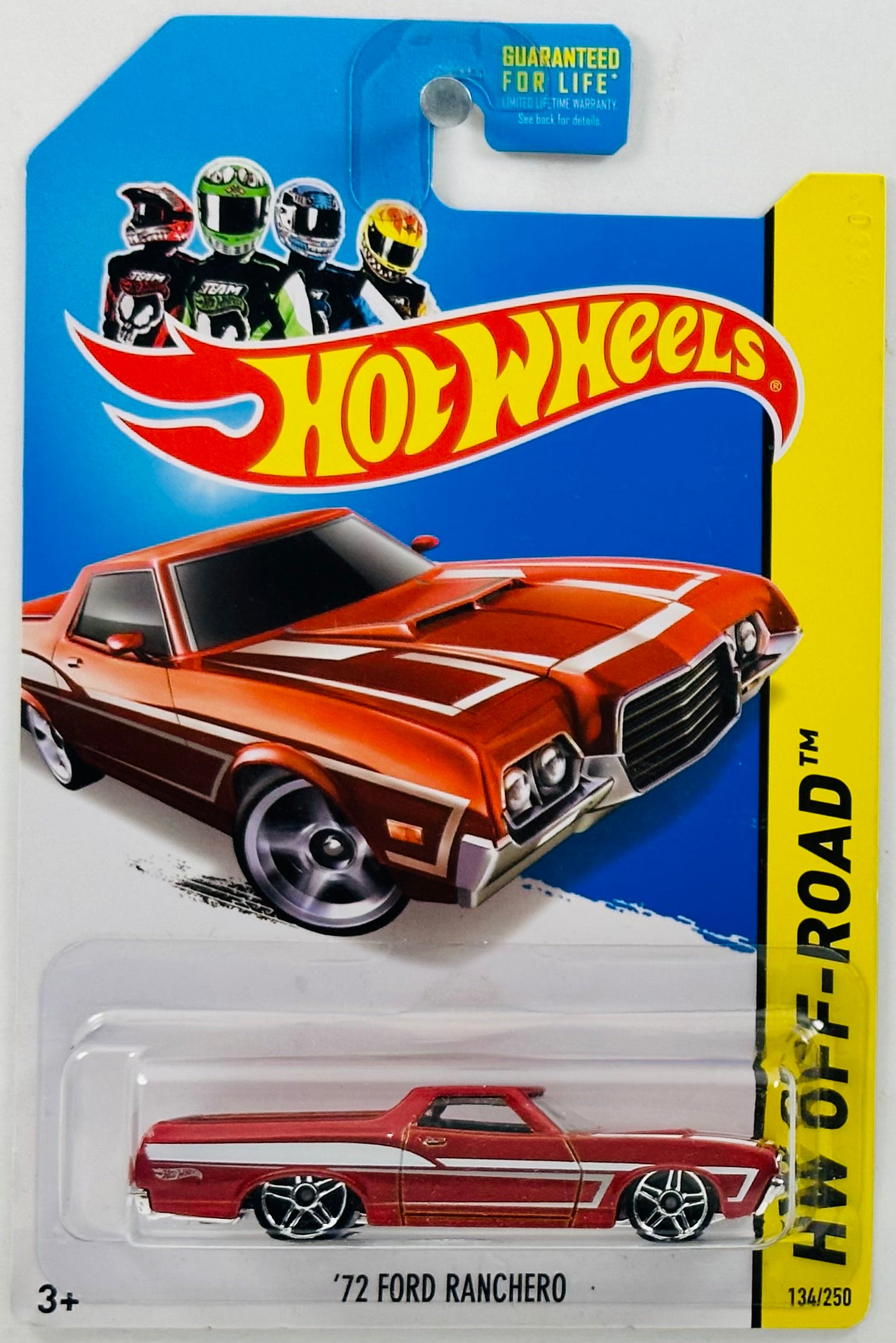 Hot Wheels 2014 Collector 134 250 HW Off Road HW Hot Trucks 72 Ford Ranchero Metalflake Dark Orange USA