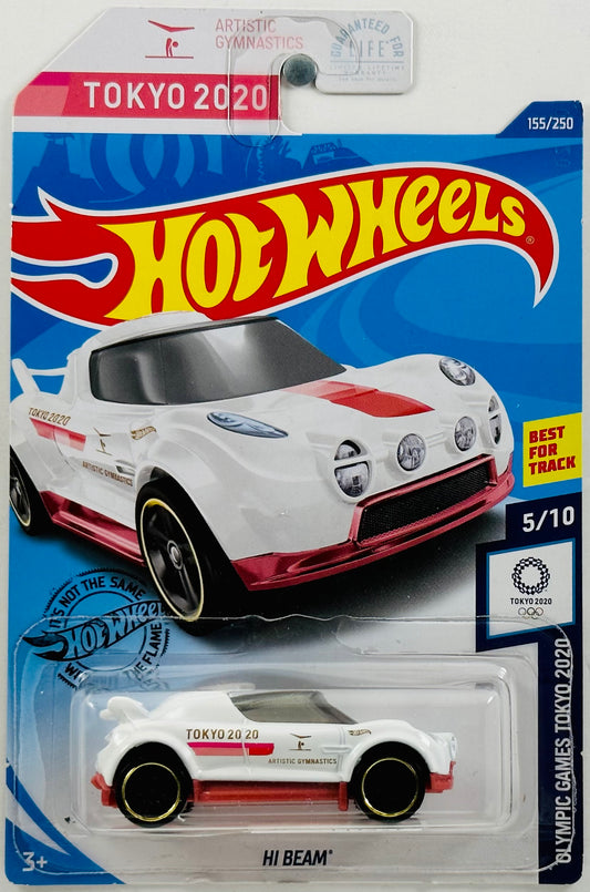 Hot Wheels 2020 - Collector # 155/250 - Olympic Games Tokyo 2020 05/10 - Hi Beam - White - USA