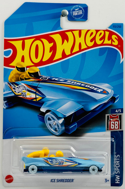 Hot Wheels 2023 - Collector # 113/250 - HW Sports 04/05 - Ice Shredder - Metalflake Light Blue - USA