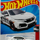 Hot Wheels 2023 - Collector # 215/250 - HW Rescue 04/10 - 2018 Honda Civic Type R - White - USA