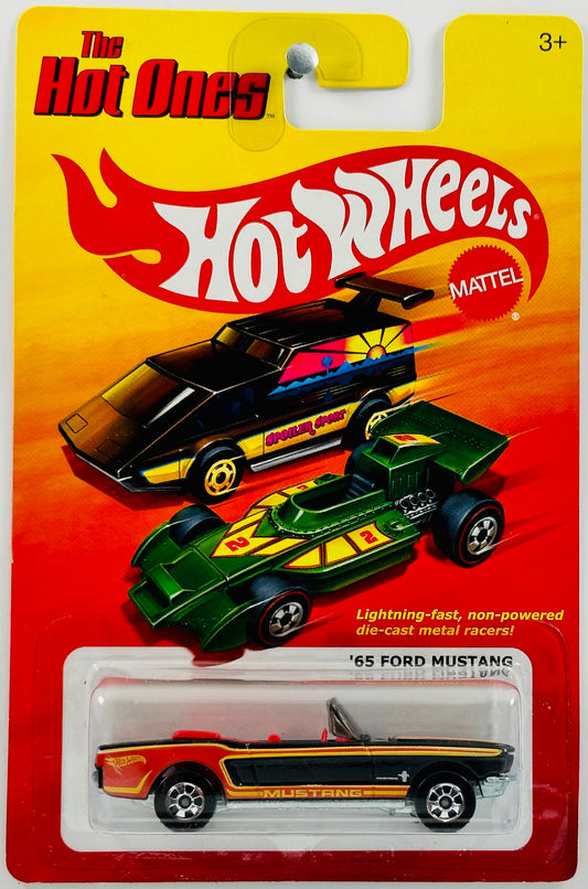 Hot Wheels 2011 - The Hot Ones - '65 Ford Mustang - Black - Basic / Black Wall Wheels - Metal/Metal - Lightning Fast Metal Racers