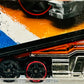 Hot Wheels 2011 - Collector # 173/244 - HW City Works 03/10 - Back Slider - Orange - Chrome Windows with HW Banner / Black Ramp - ERROR: Rear Wheel - Walmart Exclusive - USA