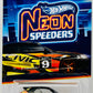 Hot Wheels 2023 - Neon Speeders 04/08 - '99 Honda Civic Type R (EK9) - Starlight Black - Neon Orange & Yellow Paint - Walmart Exclusive