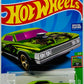 Hot Wheels 2023 - Collector # 237/250 - HW Slammed 02/05 - Layin' Lowrider - Metalflake Lime Green - USA