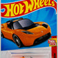 Hot Wheels 2023 - Collector # 217/250 - Then and Now 06/10 - Tesla Roadster - Orange - IC