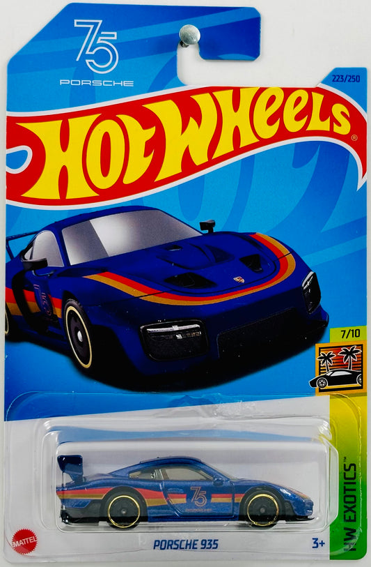 Hot Wheels 2023 - Collector # 223/250 - HW Exotics 07/10 - Porsche 935 - Navy Blue - IC