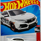 Hot Wheels 2023 - Collector # 215/250 - HW Rescue 04/10 - 2018 Honda Civic Type R - White - IC