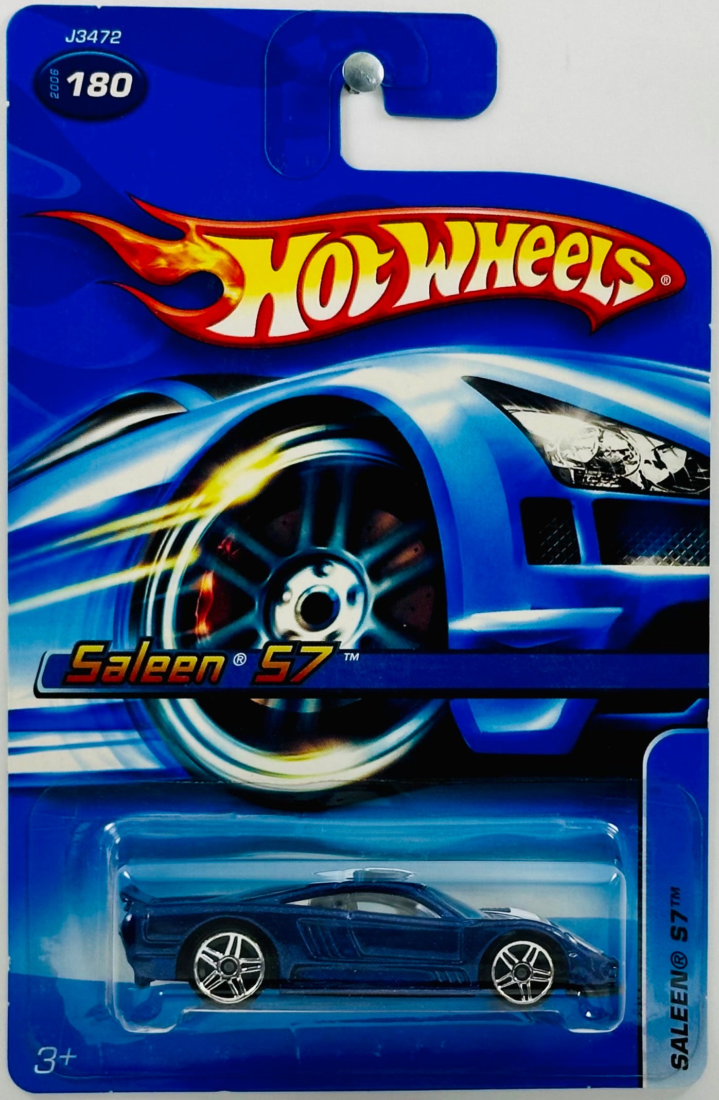 Hot Wheels 2006 - Collector # 180/223 - Saleen S7 - Metallic Dark Blue - USA