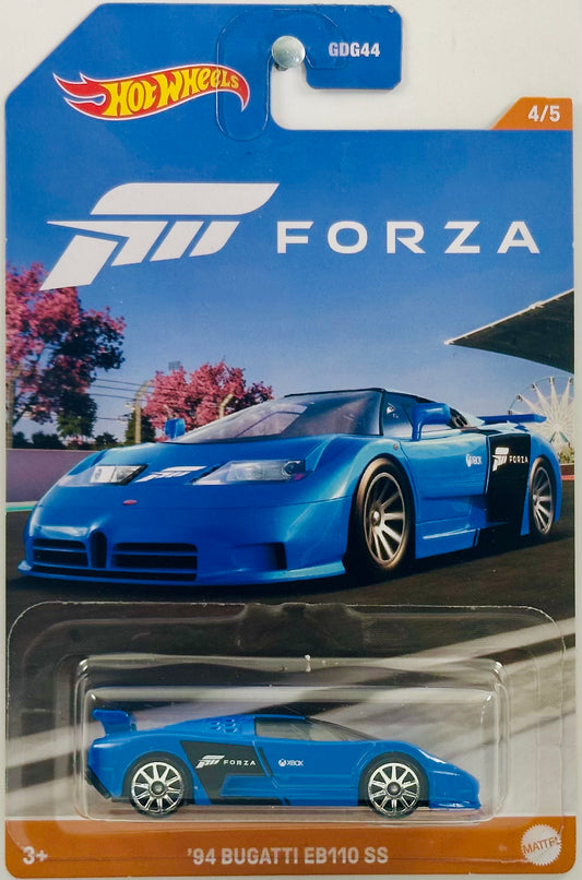 Hot Wheels 2023 - Forza 04/05 - '94 Bugatti EB110 SS - French Racing Blue - Walmart Exclusive