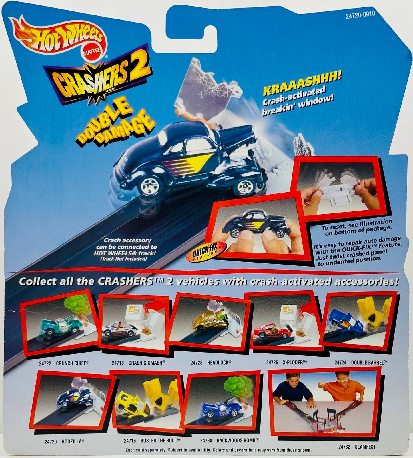 Hot Wheels 2000 - Crashers 2 - Rodzilla - Black