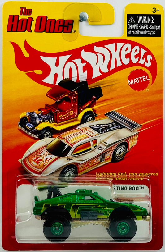 Hot Wheels 2012 - The Hot Ones - Sting Rod - Metallic Green - Metal/Metal - Lightning Fast Metal Racers