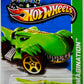 Hot Wheels 2013 - Collector # 066/250 - HW Imagination / Dino Riders - T-Rextroyer - Lime Green - 5SP Wheels - USA Card