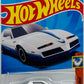 Hot Wheels 2023 - Collector # 180/250 - Muscle Mania 08/10 - '84 Pontiac Firebird - White - 'Trans Am' - USA