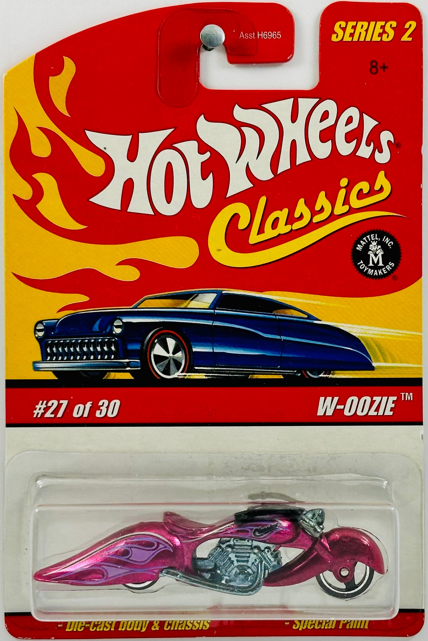 Hot Wheels 2006 - Classics Series 2 # 27/30 - W-Oozie - Spectraflame Pink - Metal/Metal