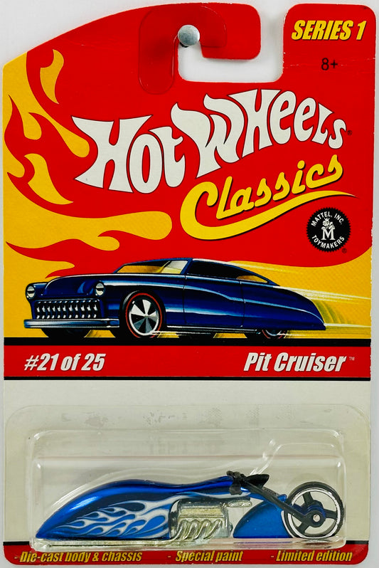 Hot Wheels 2005 - Classics Series 1 # 21/25 - Pit Cruiser - Spectraflame Blue - Metal/Metal