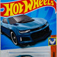 Hot Wheels 2023 - Collector # 135/250 - Muscle Mania 05/10 - 2017 Camaro ZL1 - Matte 'Moody' Blue - Kroger Exclusive - USA