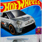 Hot Wheels 2024 - Collector # 022/250 - Compact Kings 02/05 - Fiat 500e - Gray - '5' - USA