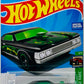 Hot Wheels 2024 - Collector # 113/250 - HW Reverse Rake 03/05 - Layin' Lowrider - Metalflake Black - USA 'Let's Race' Card