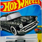 Hot Wheels 2024 - Collector # 121/250 - HW Art Cars 06/10 - '57 Chevy - Black - Various Letters - USA