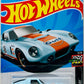 Hot Wheels 2024 - Collector # 122/250 - HW Race Day 05/10 - Shelby Cobra "Daytona" Coupe - Gulf Racing Blue / #3 - 5SP Wheels - USA Card