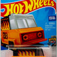 Hot Wheels 2024 - Collector # 104/250 - HW Metro 01/10 - Brickin' Delivery - Orange - Pixel Flames - USA 'MEGA' Card