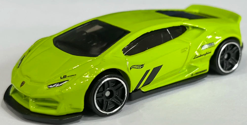 Hot Wheels 2022 - Collector # 172/250 - HW Exotics 3/10 - LB-Works Lamborghini Huracan Coupe - Green - Kroger Exclusive - USA