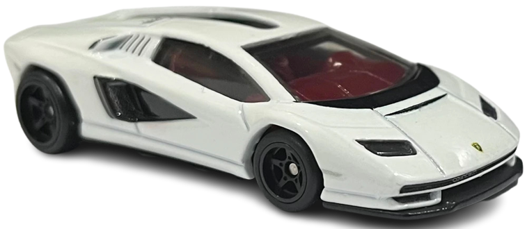 Hot Wheels 2023 - Premium / Car Culture: Spettacolare / 5 Pack - Alfa Romeo 155 V6 Ti (White), Lancia Stratos (Red), Lamborghini Countach LP 5000 QV (Giallo Sole), Lamborghini Countach LPI 800-4 (Bianco Siderale) & Alfa Romeo Giulia Sprint GTA (White)