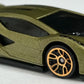 Hot Wheels 2022 - Collector # 085/250 - Factory Fresh 1/10 - New Model - Lamborghini Sian FKP 37 - Metallic Green - USA