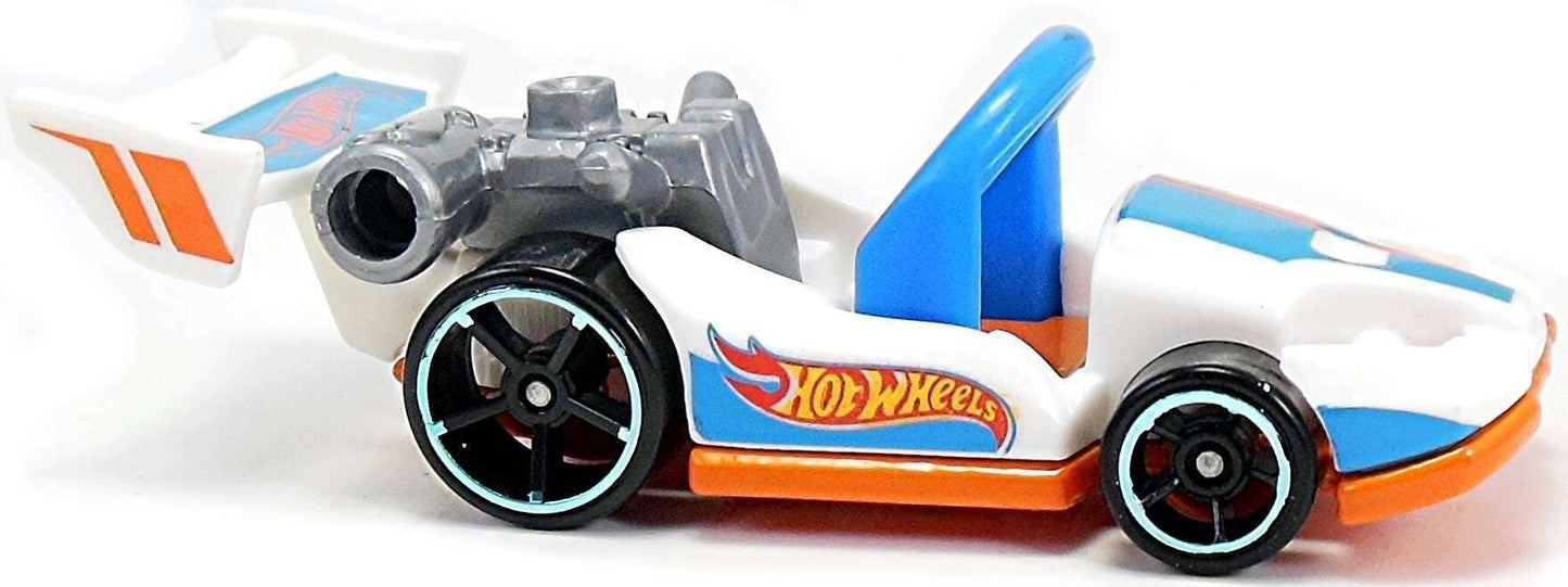 Hot Wheels 2015 - Collector # 126/250 - HW Race / HW Race Team - Let's Go - White - OH5SP Wheels - USA 'Showdown' Card