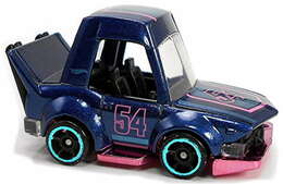 Hot Wheels 2022 - 54th Anniversary Series 2 / Blue & Pink 4/6 - Manga Tuner - Dark Blue