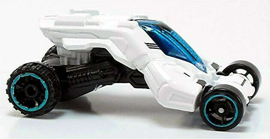 Hot Wheels 2014 - Colletor # 086/250 - HW City / Tooned II / New Model - Max Steel Turbo Racer - White - USA 'Max Steel' Card