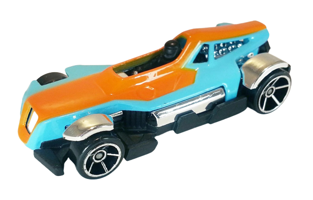 Hot Wheels 2006 - Collector # 030/223 - First Editions 30/38 - Med-Evil - Light Blue & Orange - No Deco - USA