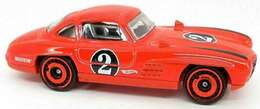 Hot Wheels 2023 - Collector # 027/250 - Retro Racers 3/10 - Mercedes-Benz 300 SL - Red / #2 - USA