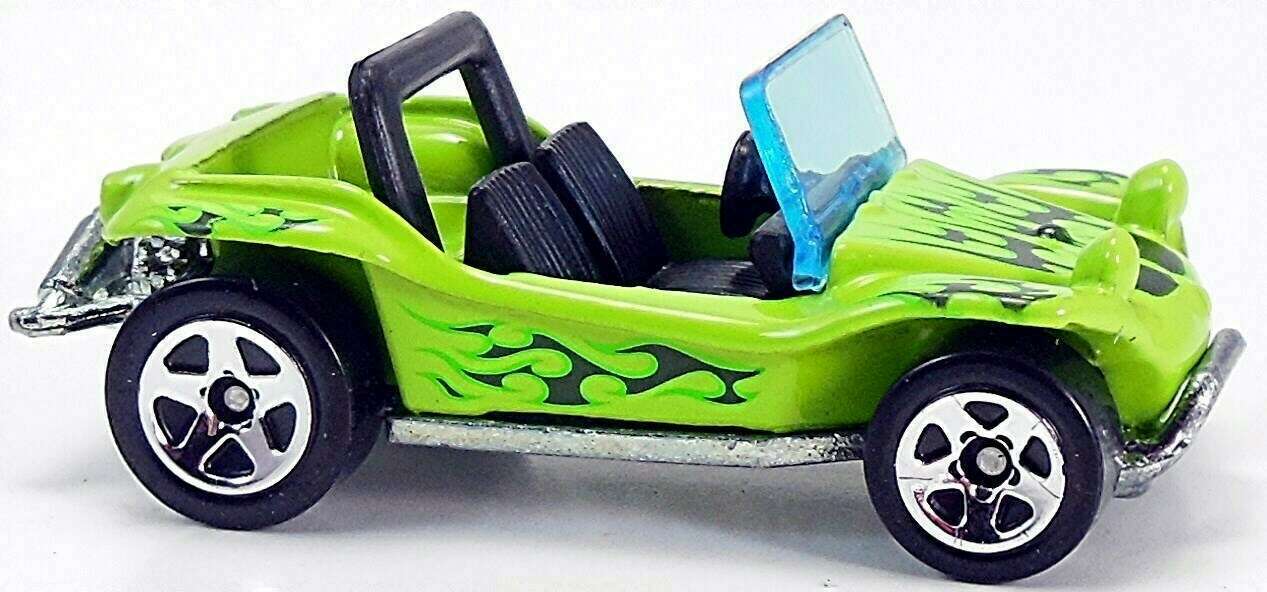 Hot Wheels 2008 - Collector # 080/172 - Hot Wheels Stars - Meyers Manx - Neon Green - IC