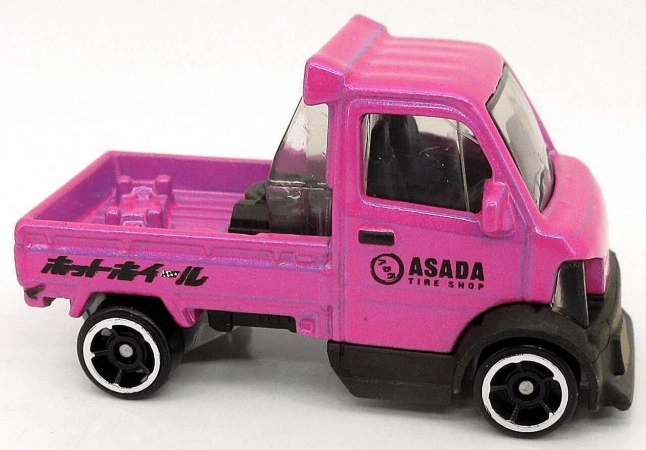 Hot Wheels 2022 - Collector # 005/250 - HW Metro 1/10 - New Models - Mighty K - Pink / 'Asada Tire Shop' - USA Card