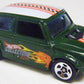 Hot Wheels 2002 - Collector # 200/240 - Mini Cooper - Green / HWC.COM Graphics on Sides - 5 Spokes Wheels - USA 35th Anniversary Card