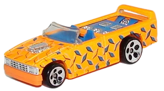 Hot Wheels 1996 - Collector # 231 - Mini Truck - Flourescent Orange - 5 Dot - USA Blue & White Card